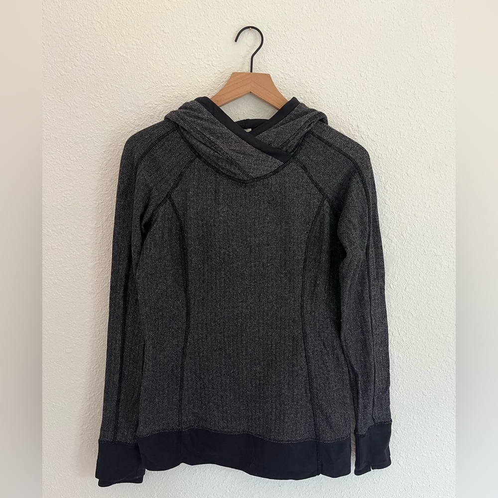 Lululemon Dark Gray Pullover Hoodie | Size 8